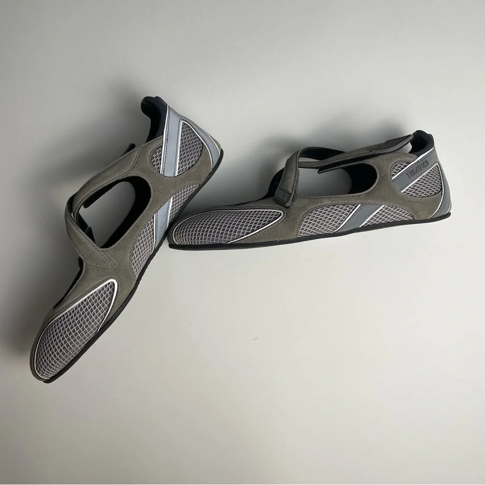 The Attico Floor01 Nomad Ballerina Flat Grey 39 - Picture 13 of 14